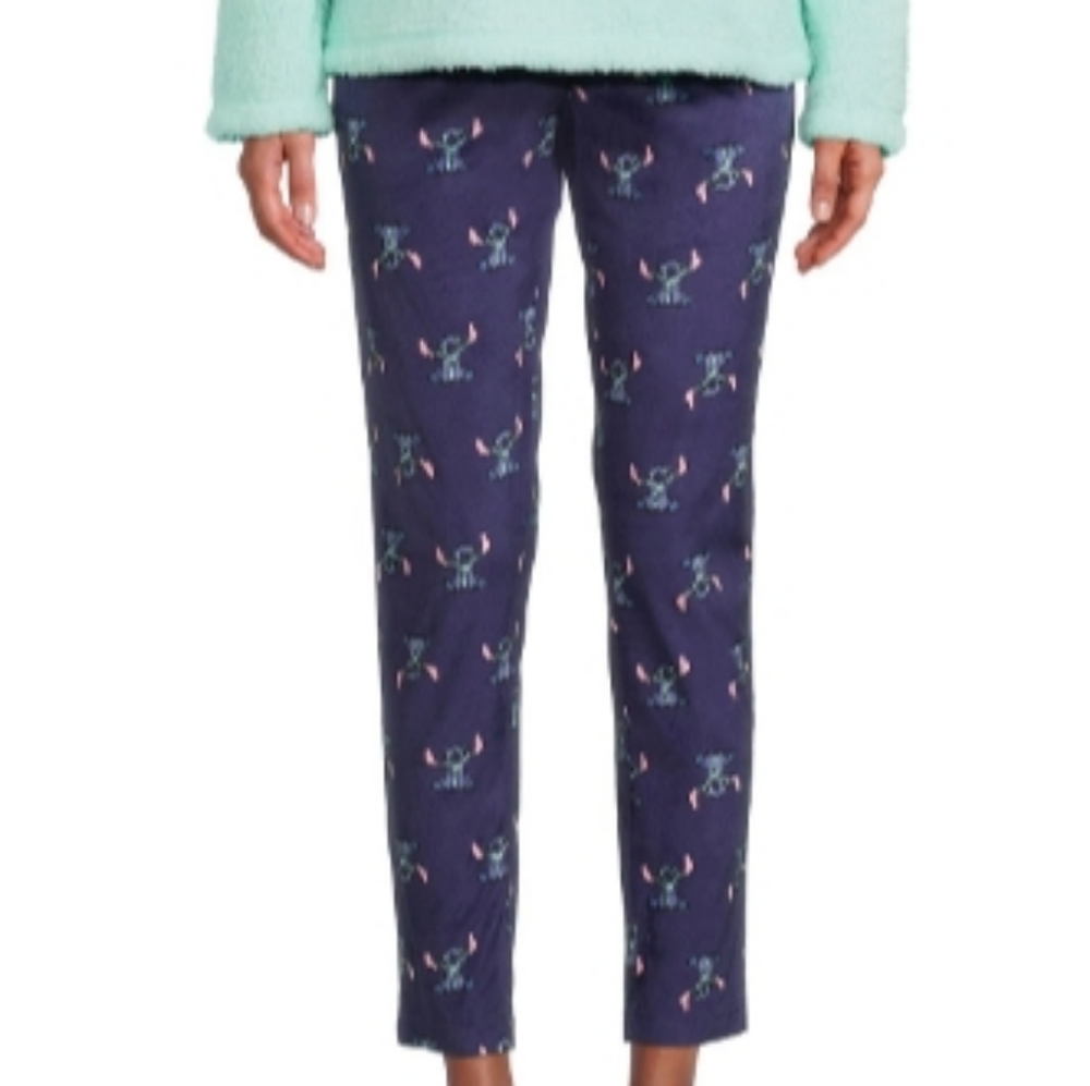 Disney STITCH Soft Velour Pajama Pants - Picture 2 of 6